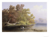 Resting on the Rocks, c.1892