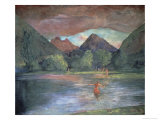 Afterglow, Tautira River, Tahiti