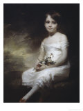Buy Young Girl with Flowers at AllPosters.com