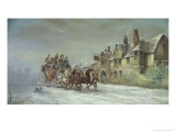 Buy Salisbury in Winter: Coach Arrives at the Star Inn at AllPosters.com