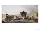 Buy Railroad Arriving, Stratford, CT at AllPosters.com