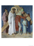 Buy Simon of Cyrene Helps Jesus 5th Station of the Cross at AllPosters.com