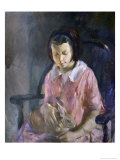 Girl Holding Bunny