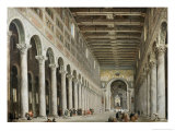 Buy Interior of San Paolo Fuore Le Mure, Rome at AllPosters.com