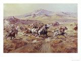 Buy Stagecoach Attack at AllPosters.com
