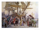Buy Franklin's Homecoming, c.1785 at AllPosters.com