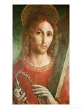 Jesus with Cross and Crown of Thorns Giclee Print