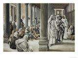 Buy Jesus Walking on Solomon's Porch at AllPosters.com