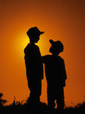 Silhouette of Boys