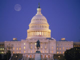 US Capitol Building at Night, Washington DC