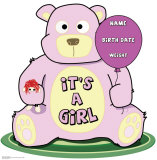 It's A Girl Teddy Bear