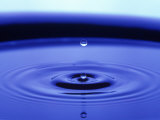 Buy Water Drop in Blue Puddle at AllPosters.com