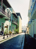 Cobble Street Between Buildings, Puerto Rico