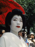 Buy Portrait of a Geisha, Japan at AllPosters.com