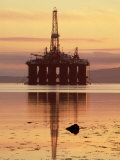 Buy Oil Rig at Dawn, Ross-Shire, Scotland at AllPosters.com