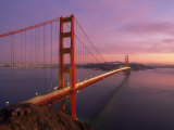 Buy Golden Gate Bridge at Sunset, CA at AllPosters.com