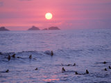 Buy Beach at Sunset, Rio de Janeiro, Brazil at AllPosters.com