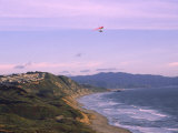 Hang Gliding Over Ocean, Marin County, CA