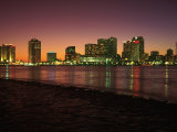 Skyline After Sunset, New Orleans, Louisiana