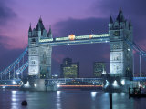 Tower Bridge at Night, London, UK