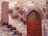 Exterior of House with Flowers, Italy