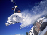 Man Snowboarding, Mammoth Mountain, CA