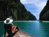 Woman on Boat, Phi Phi Island, Phuket