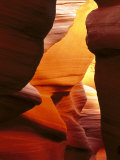 Antelope Canyon, Sandstone Rock Formations Near Page, USA