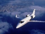 Lear Jet in Flight