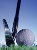 Golf Ball and Tee