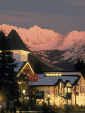 Buy Sunset on Vail Village Clock Tower and Stores, CO at AllPosters.com