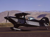 Bi-Plane on Runway