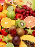 Buy Close-up of Cut and Uncut Fresh Fruit at AllPosters.com