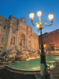 Buy Trevi Fountain at Night, Rome, Italy at AllPosters.com