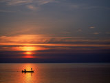 Boat at Sunset, Koh Phangan, Thailand - Party Travel