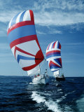 Two Sailing Boats, Puget Sound, Washington