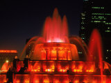 Buy Buckingham Fountain at Night, Chicago, Illinois at AllPosters.com