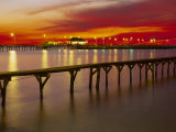 Sunset Over Mobile Bay, Fairhope, Al