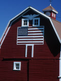 Buy Barn with American Flag, Palouse County, WA at AllPosters.com