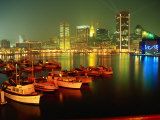 Inner Harbor at Dusk, Baltimore, MD