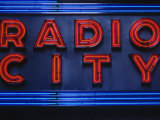 Sign for Radio City Music Hall, NYC