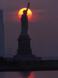 Statue of Liberty, Sunset, NYC