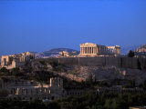 Buy Parthenon from Filopapou at Dusk, Athens, Greece at AllPosters.com
