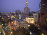 Faneuil Hall Marketplace at Night, Boston, MA