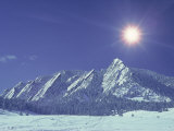 Buy The Flatirons Near Boulder, CO, Winter at AllPosters.com