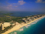 Aerial View of Hotels, Cancun, Mexico