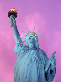 Buy Statue of Liberty with Purple Sky, NYC at AllPosters.com