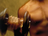 Body Builder Working Out