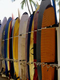 Surfboards, Waikiki Beach Oahu, Hawaii