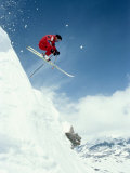 Airborne Alpine Skier, Crested Butte, CO